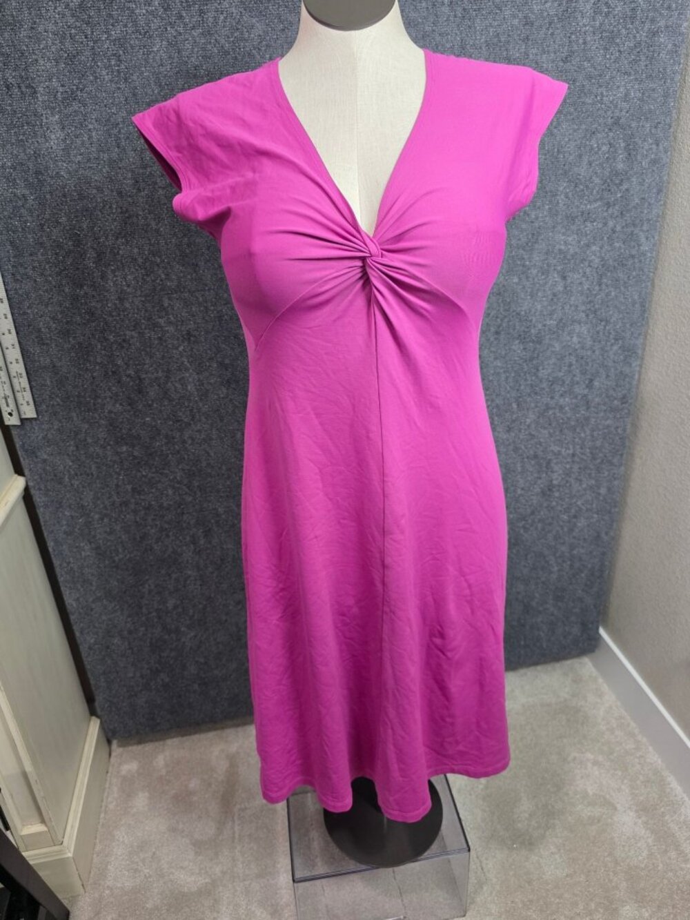 Patagonia Womens Pink Twist-Front Dress Nylon/Spandex Large